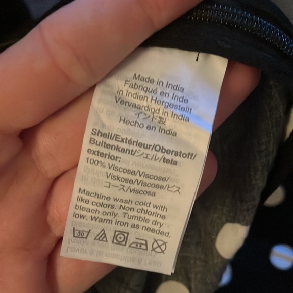 J. Crew Black and White Polka Dot Jumpsuit size 0P - Picture 7 of 7